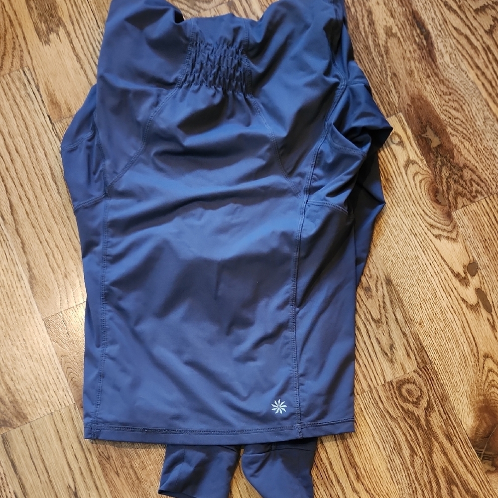 Athleta Women's Dark Gray Hooded Jacket Med - Picture 6 of 6